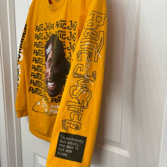 Tupac Poetic Justice Long Sleeve Tee | Chemistry M - Picture 6 of 9